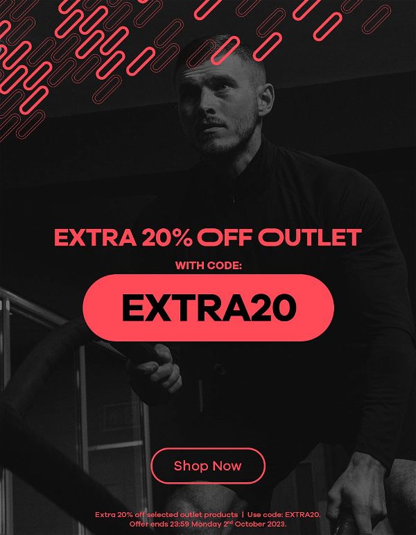 EXTRA 20% OFF OUTLET | USE CODE: EXTRA20