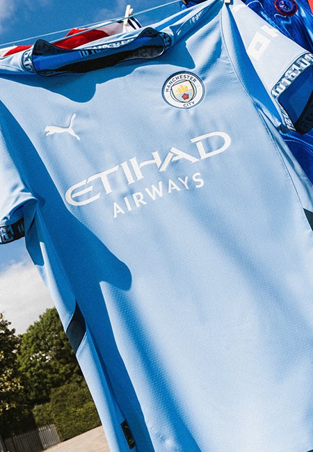 Manchester City Home & Away Football Shirts & Kits