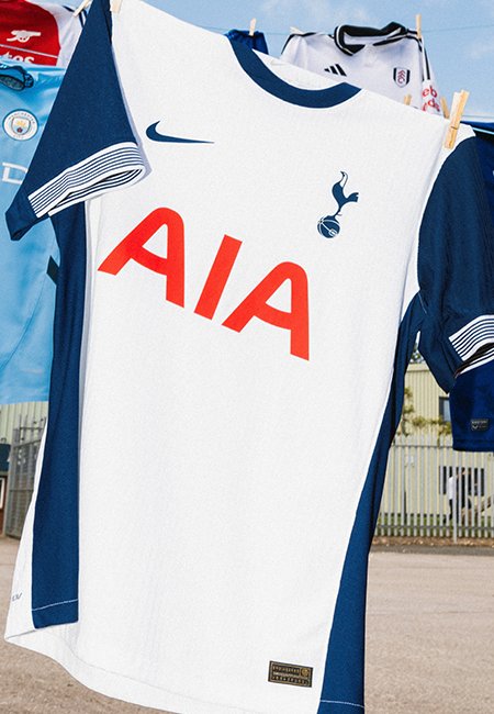 Tottenham Hotspurs Home & Away Football Shirts & Kits