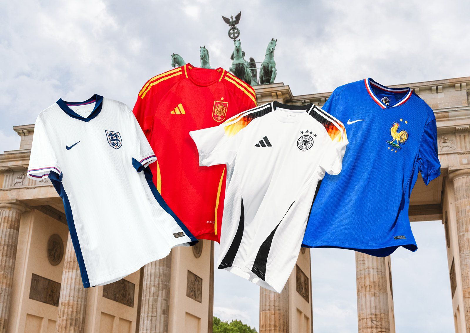 International Football Team Shirts & Kits for 2024