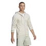 Fleece 3 Stripes Full Zip Hoodie Mens