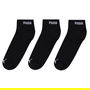 3 Pack Quarter Socks Mens