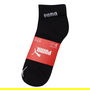 3 Pack Quarter Socks Mens
