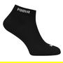 3 Pack Quarter Socks Mens
