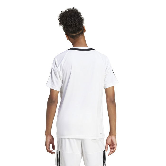 Sereno, 3 Bande, T-shirt pour hommes en Blanc et Noir