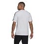 Sereno, 3 Bande, T-shirt pour hommes en Blanc et Noir