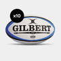 10x Omega Rugby Balls