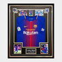 Signed Lionel Messi Shirt Framed - La Liga Winner 2018 Jersey