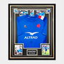 Signed Antoine Dupont Shirt Framed - Grand Slam Winners 2022 Jersey