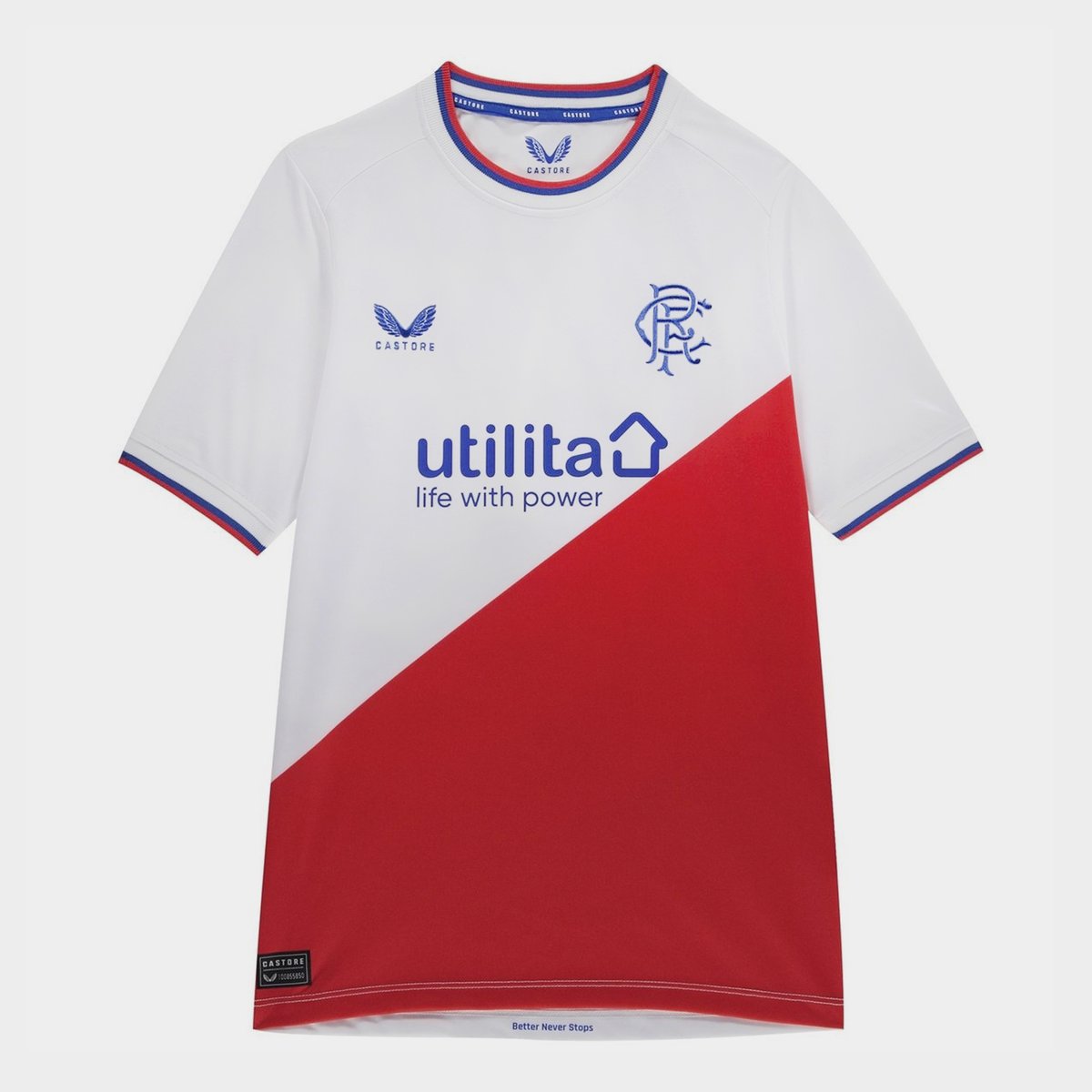 Castore Rangers Football Club Home Shirt 2020/21 Womens Rangers Megastore