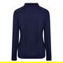 Long Sleeve Polo Top Womens