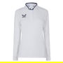 Long Sleeve Polo Top Womens