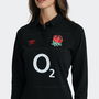 England Away Classic Licensed Long Sleeve Rugby Shirt 2022 2023 Womens