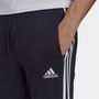 Fleece Tapered Cuff 3 Stripes Joggers M