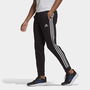 Fleece Tapered Cuff 3 Stripes Joggers M