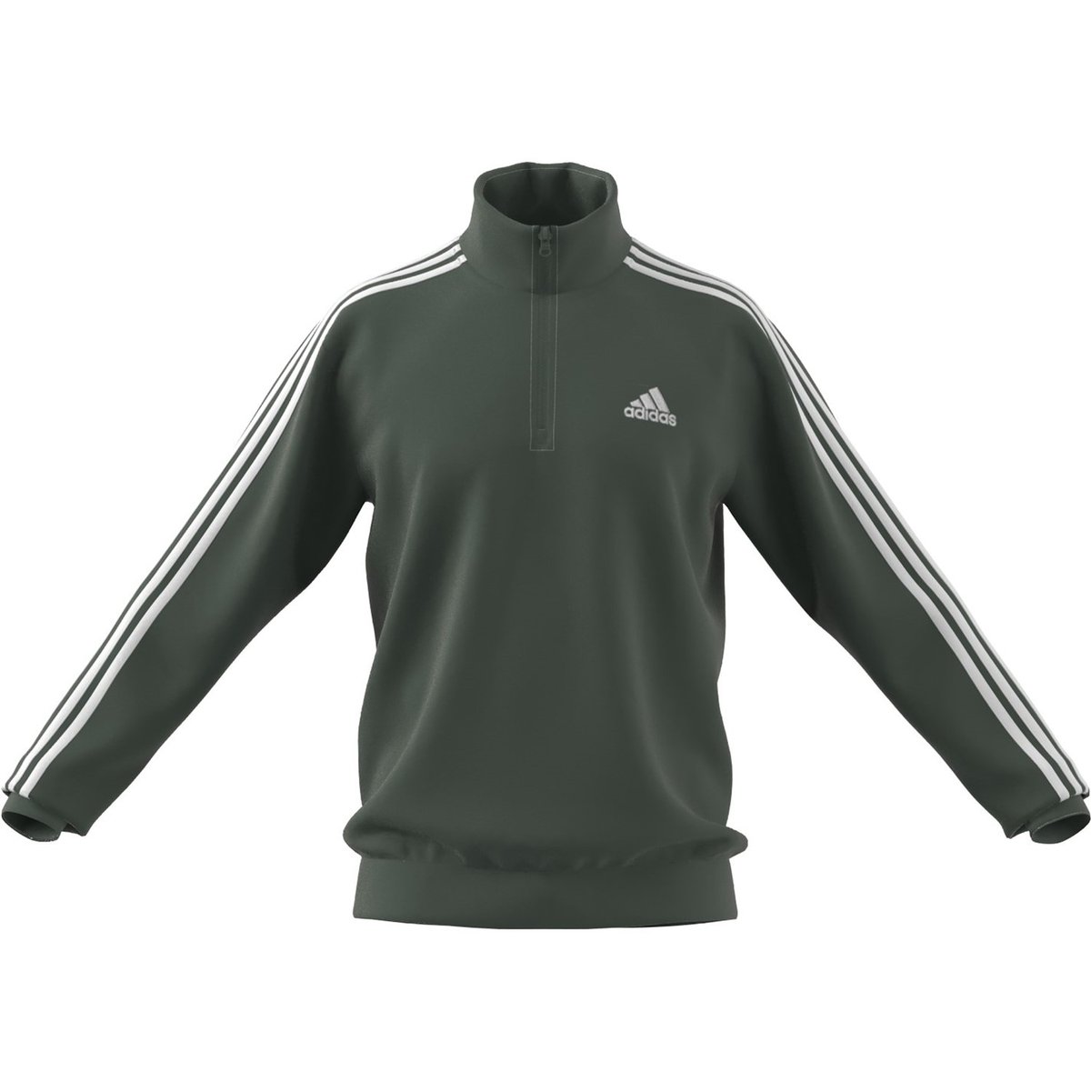 adidas Kids Man Utd 20/21 Training Quarter Zip Top - Green