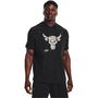 UA Project Rock Terry Short Sleeve Hoodie Mens