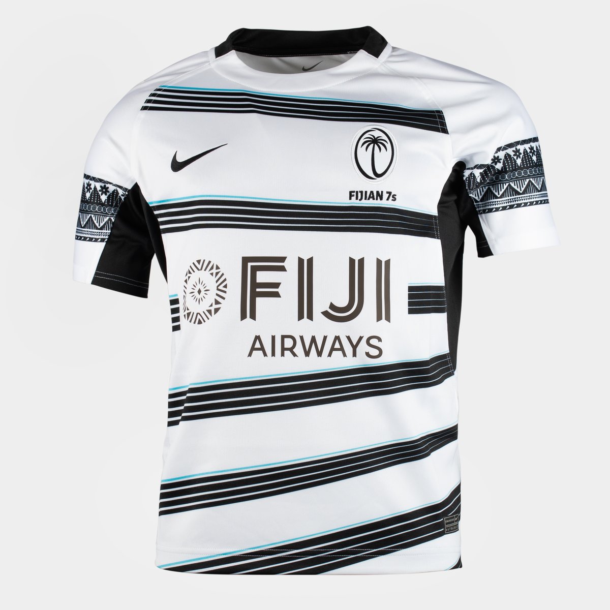 Fiji 7's Home Jersey 23/24 by Nike | Small | Black/White