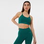 Seamless Ribbed Sports Bra