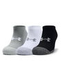 Armour UA Performance Tech 3 Pack No Show Socks Unisex