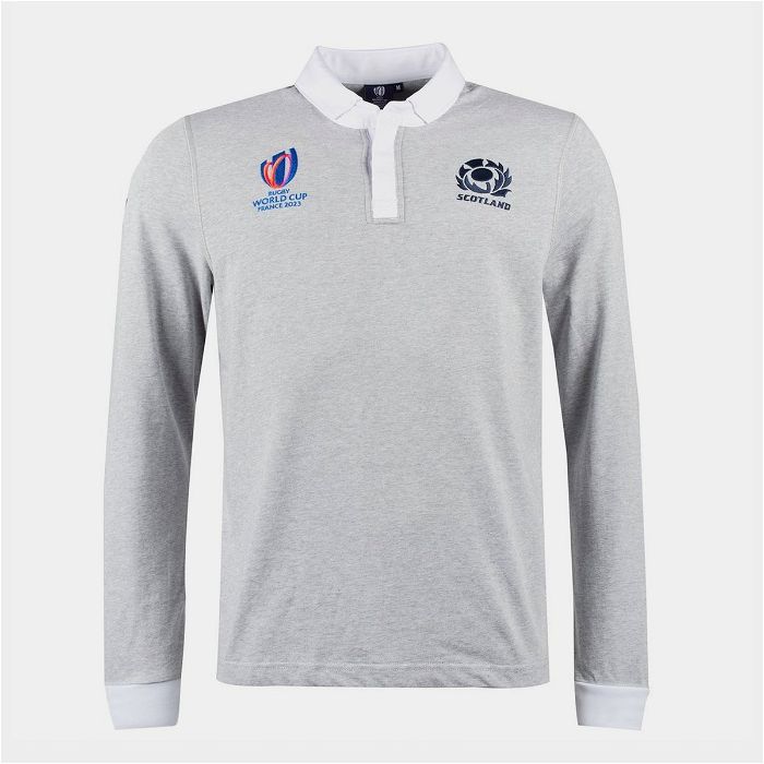 Scotland Rugby 22/23 RWC Supporters L/S Mens Rugby Shirt