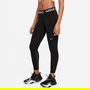 Pro Womens Mid Rise Mesh Panelled Leggings