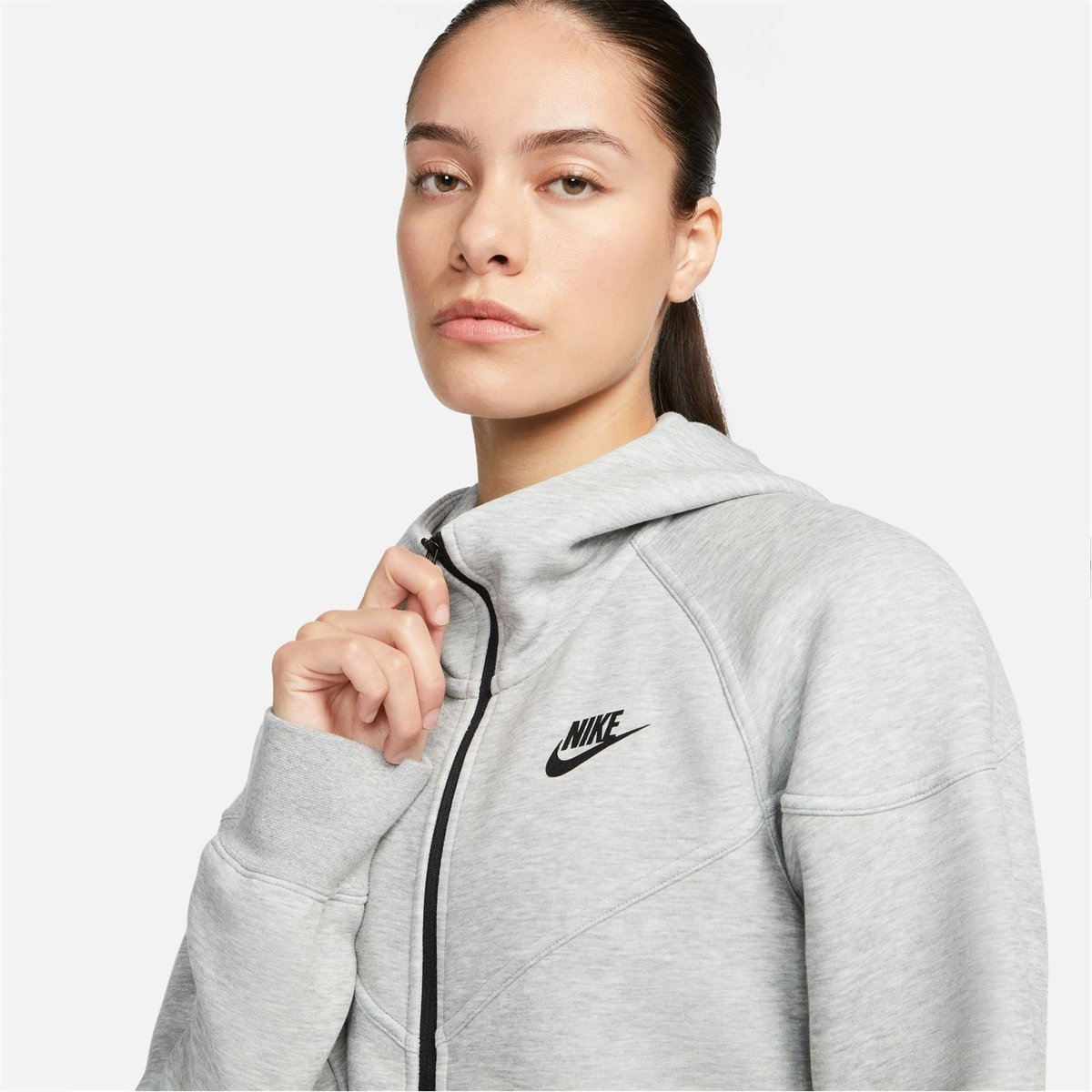 Nike Sportswear Tech Fleece Windrunner Womens Full Zip Hoodie Grey 98.00