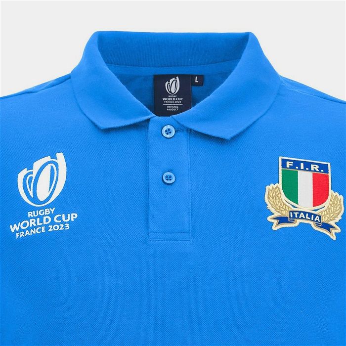 Italy RWC 2023 Mens Rugby Polo Shirt