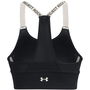 Armour Pjt Rock Infty Mid Bra Medium Impact Sports Womens