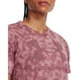 Armour Ua Logo Aop Heavyweight Ss T Shirt Womens