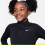 Older Girls DRI FIT Long Sleeve Half Zip
