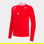 Wales RWC 2023 Long Sleeve Mens Rugby Polo Shirt