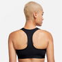 Swoosh Womens Medium Support Logo Padded Bra