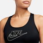 Swoosh Womens Medium Support Logo Padded Bra