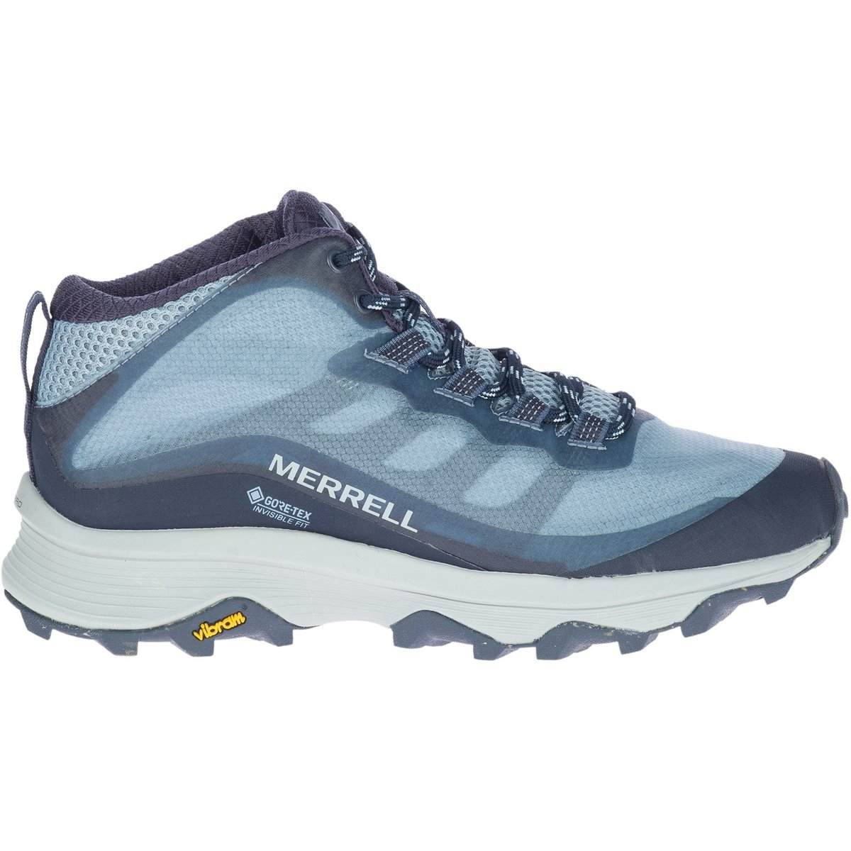 Merrell Moab Speed Mid GTX Womens Trail Running Shoes Navy, £75.00