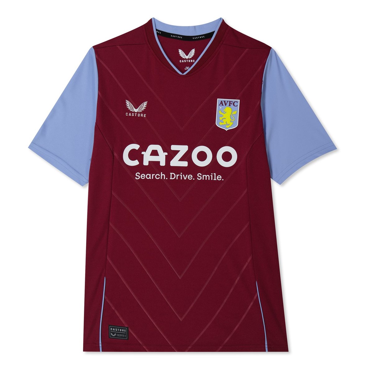 Castore, Aston Villa Authentic Away Shirt 2022 2023 Adults, Serenity