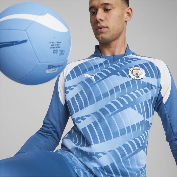 Manchester City Pre Match Sweat T shirt 2023 2024 Adults