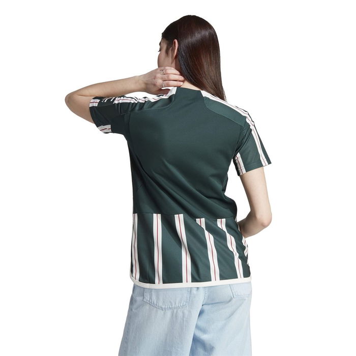 Adidas Manchester United Away Jersey 23 Women's, Green/White / S