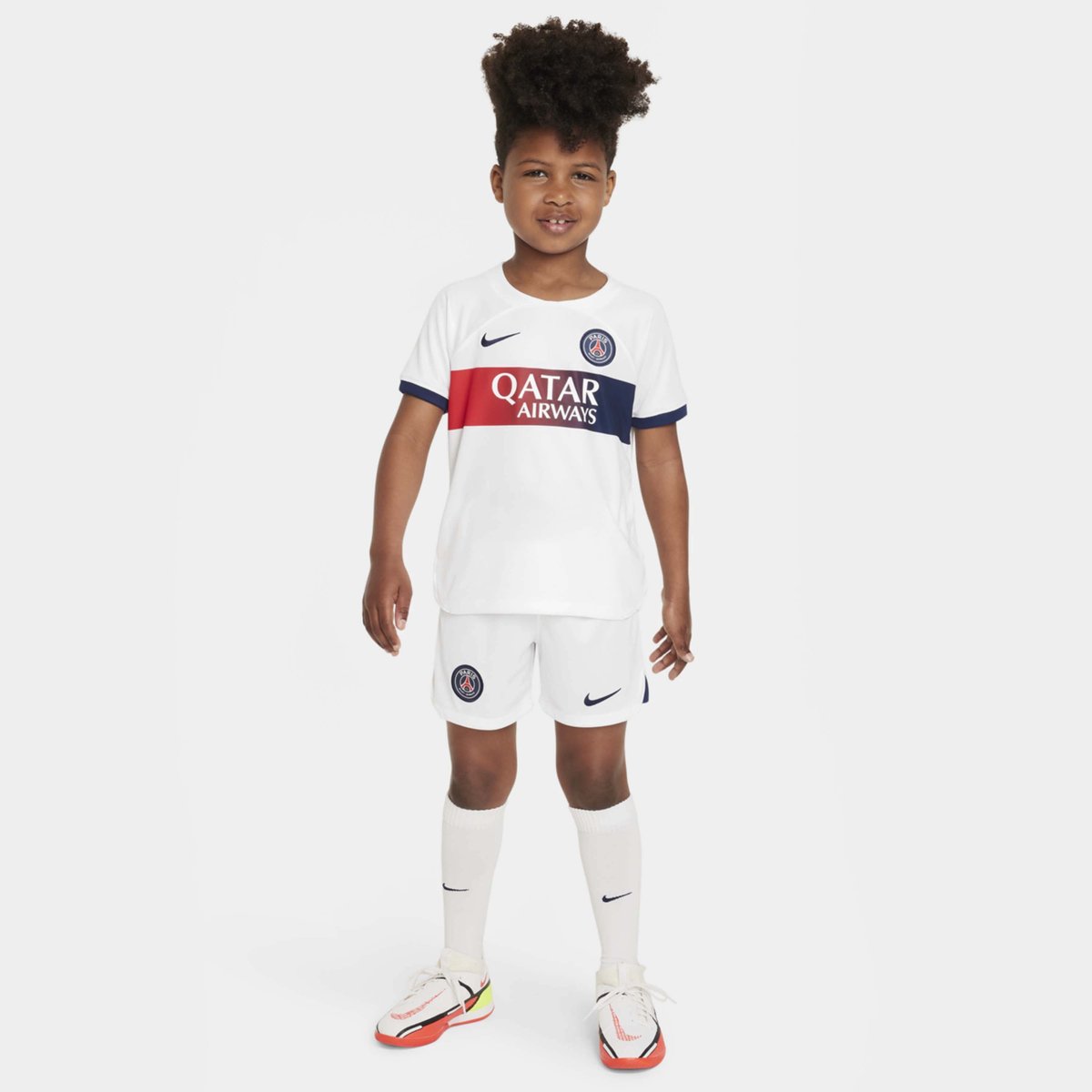 PSG 2021-2022 Little Boys Home Kit [CV8272-411] - Uksoccershop