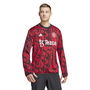 Manchester United Pre Match Long Sleeve Jersey 2023 2024 Adults