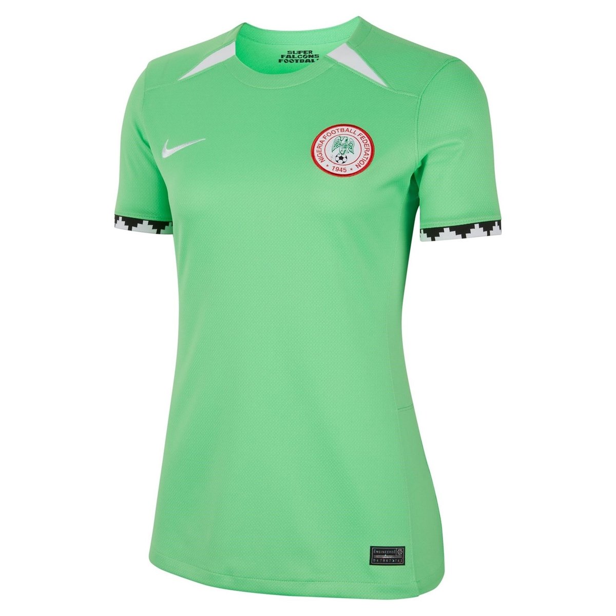 Nike Nigeria 2022/23 Stadium Away Jersey White/Pine Green/Black Men's - US