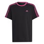 3 Stripe T Shirt Junior Girls