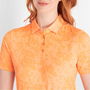 Canvas Print Polo Shirt Womens