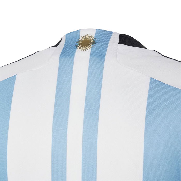 Adidas Argentina 2022 Womens 3-Star Winners Home Jersey