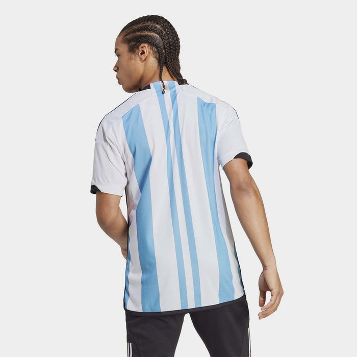 Adidas Argentina 2022 Womens 3-Star Winners Home Jersey