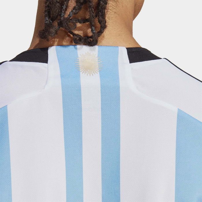 Adidas Argentina 2022 Womens 3-Star Winners Home Jersey