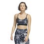 Light Support Flower Print Bra Womens Low Impact Sports Bra Womens