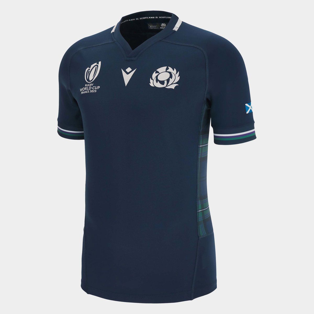 Macron Scotland Rugby RWC 2023 Limited Edition Authentic Home Shirt Mens Blue, £175.00