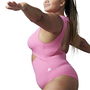 Collective Power Plus Size Leotard Womens