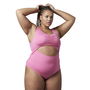 Collective Power Plus Size Leotard Womens